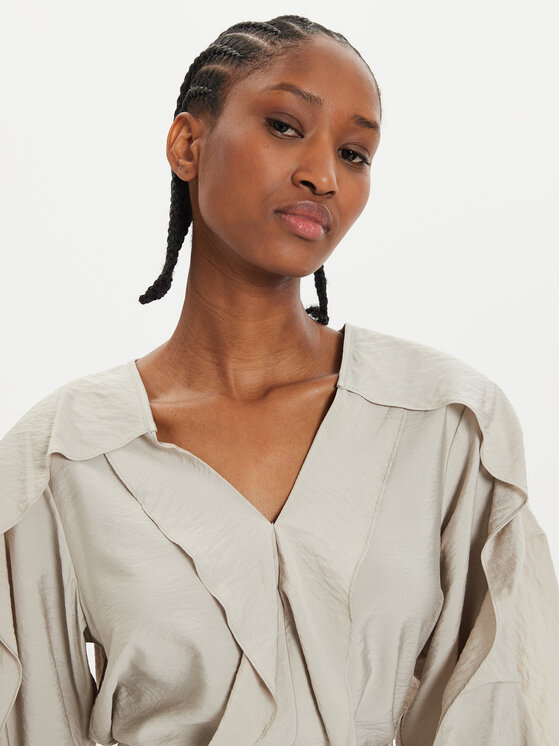 Karen by Simonsen Karen by Simonsen Блуза Penelope 10105048 Бежов Loose Fit