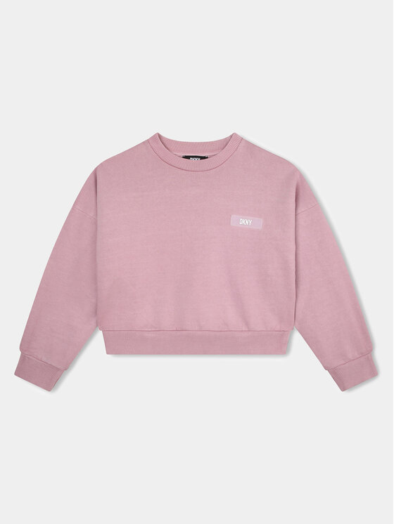 DKNY DKNY Felpa D35T00 D Rosa Regular Fit