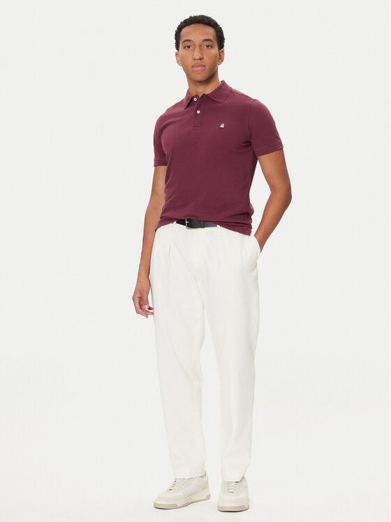 United Colors Of Benetton United Colors Of Benetton Polo 3089J3179 Μωβ Regular Fit