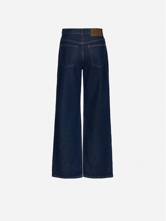 La Mania La Mania Jeansy JONELLE Granatowy Basic Fit