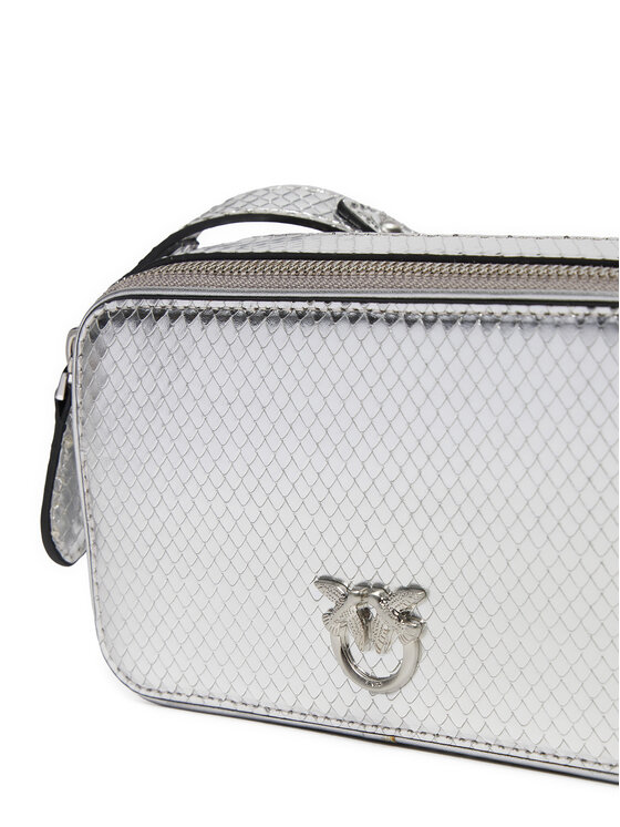 PINKO PINKO Torebka Camera Case AI 24-25 PLTT 102810 A1VG Srebrny