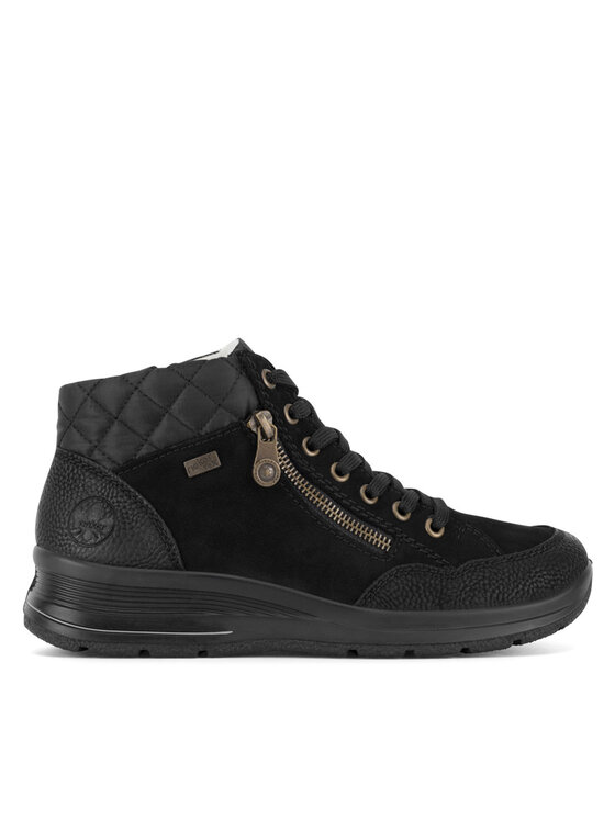 Rieker Rieker Schnürschuhe L7701-00 Schwarz