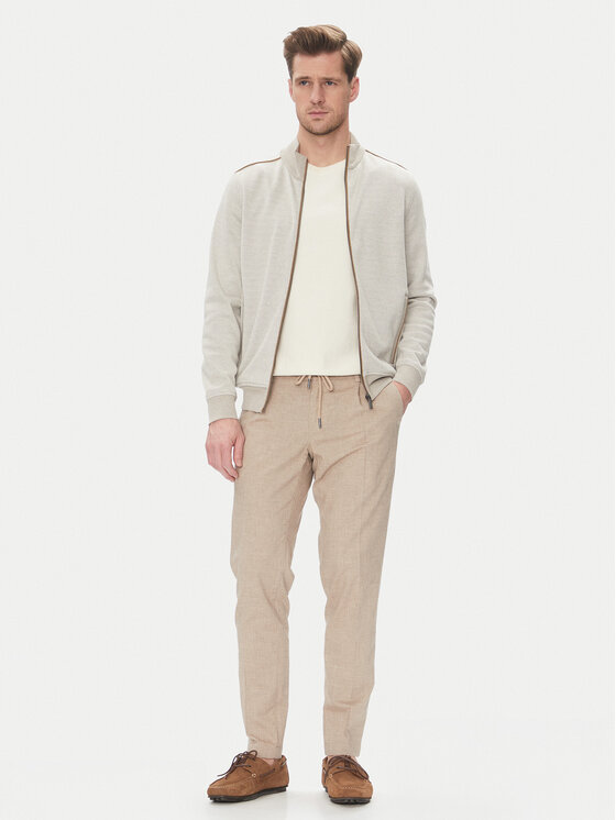 Bugatti Bugatti Суитшърт 8750 75142C Бежов Regular Fit