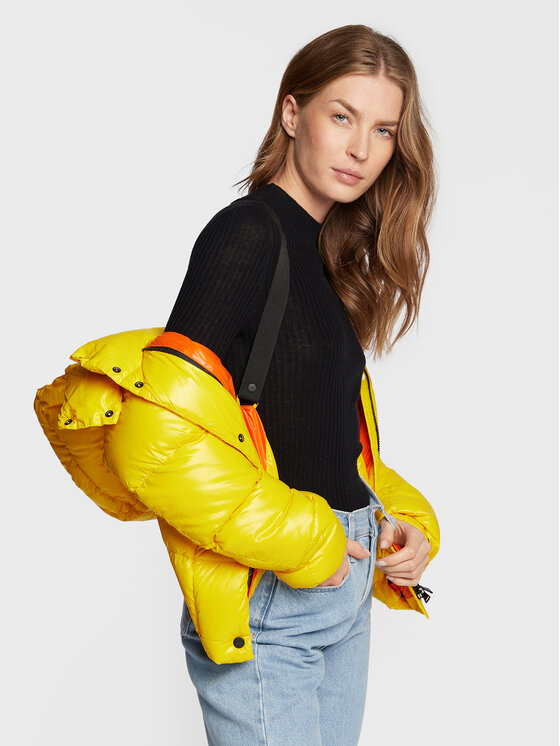 Add Add Daunenjacke 6AW771 Gelb Regular Fit
