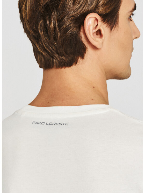 Pako Lorente Pako Lorente T-Shirt P26SF-TT-004 Biały Regular Fit
