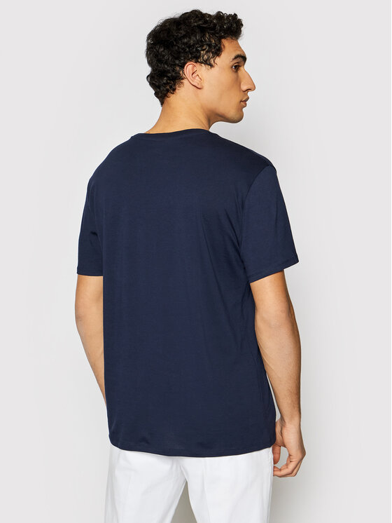 Lacoste Lacoste T-shirt TH6709 Tamnoplava Regular Fit