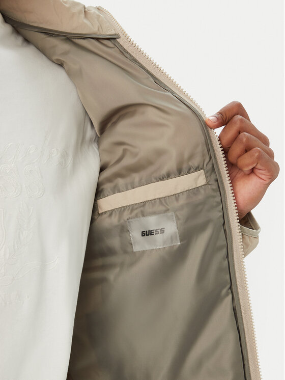 Guess Guess Kurtka przejściowa Z5YL09 WGTN0 Beżowy Regular Fit