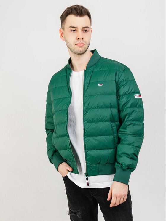 Tommy Hilfiger Tommy Hilfiger Kurtka przejściowa DM0DM10597-L6N R. M Zielony Regular Fit