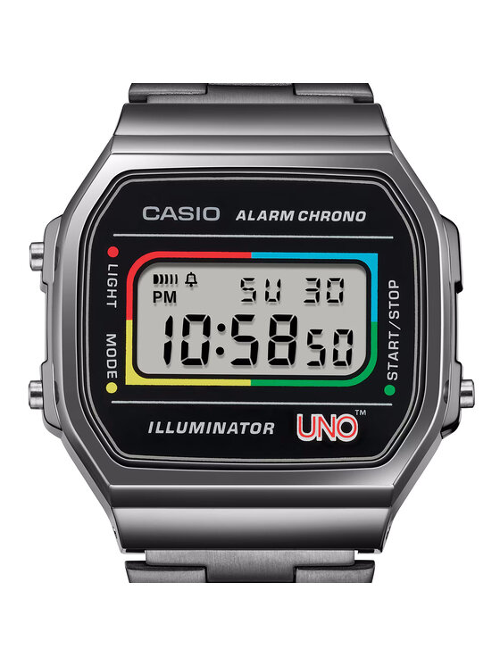 Casio Casio Hodinky A168WEUC-1AER Čierna