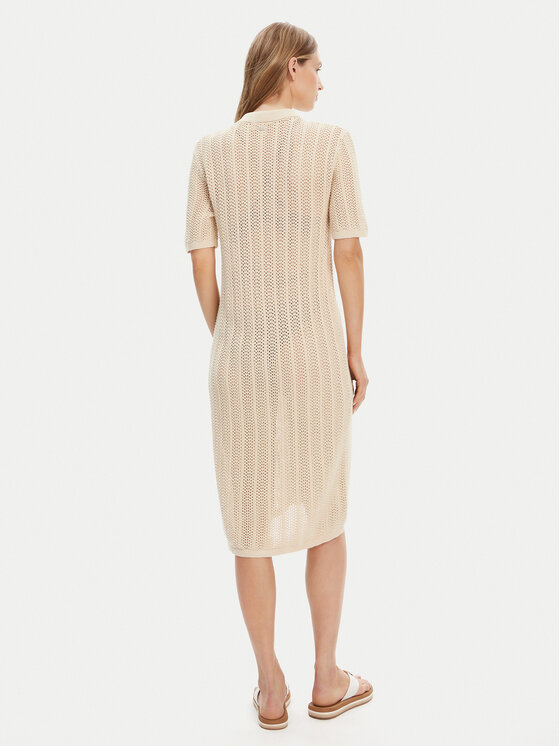 Roxy Roxy Плажна рокля ERJSW03650 Бежов Regular Fit