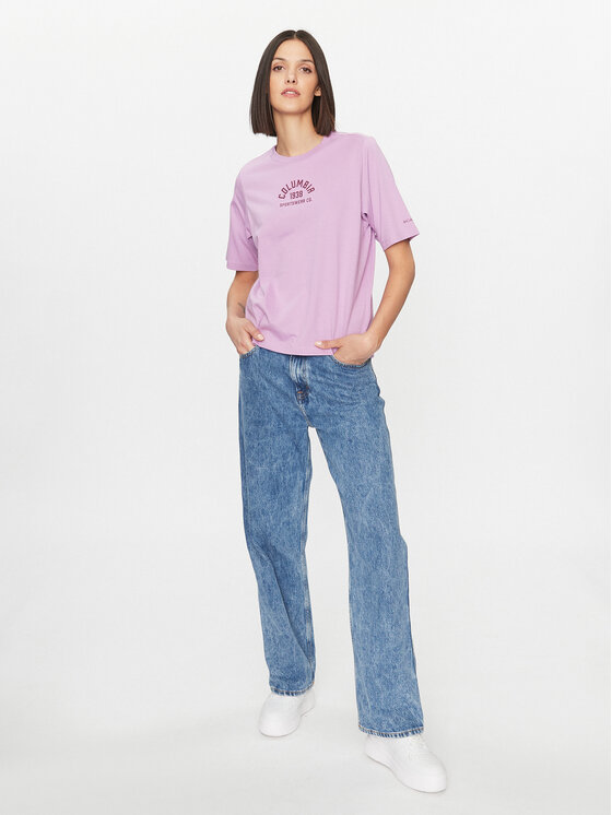 Columbia Columbia Tehnička majica North Cascades™ Relaxed Tee Ljubičasta Regular Fit