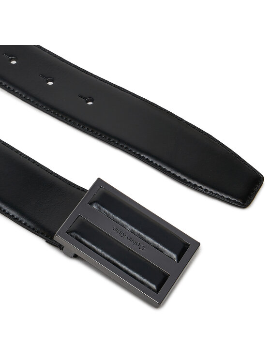 Calvin Klein Calvin Klein Meeste püksirihm Leather Inlay Plaque 35mm K50K511956 Must