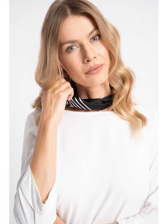 CLICK CLICK Bluzka 10-7003 Biały Comfortable Fit