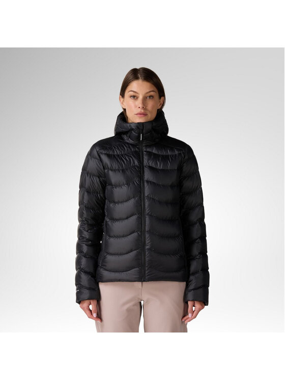 Rossignol Rossignol Kurtka outdoor W Verok Down Hoodie Jacket Czarny Regular Fit