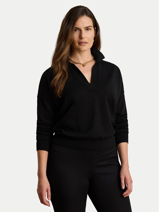 LAUREN RALPH LAUREN LAUREN RALPH LAUREN Džemper 200P14056002 Crna Regular Fit