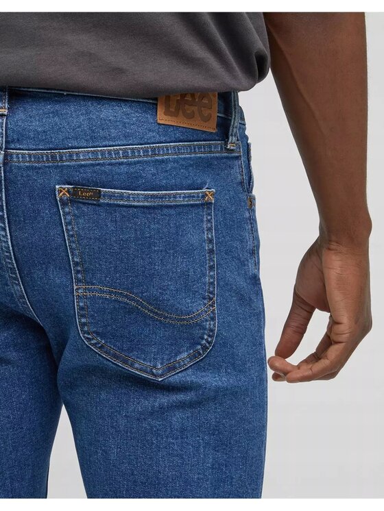 Lee Lee Jeansy Malone Niebieski Skinny Fit