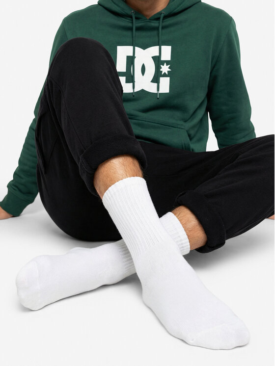 DC Shoes DC Shoes Duge čarape AS_DC_02W_SS25 (3-PACK) Bijela