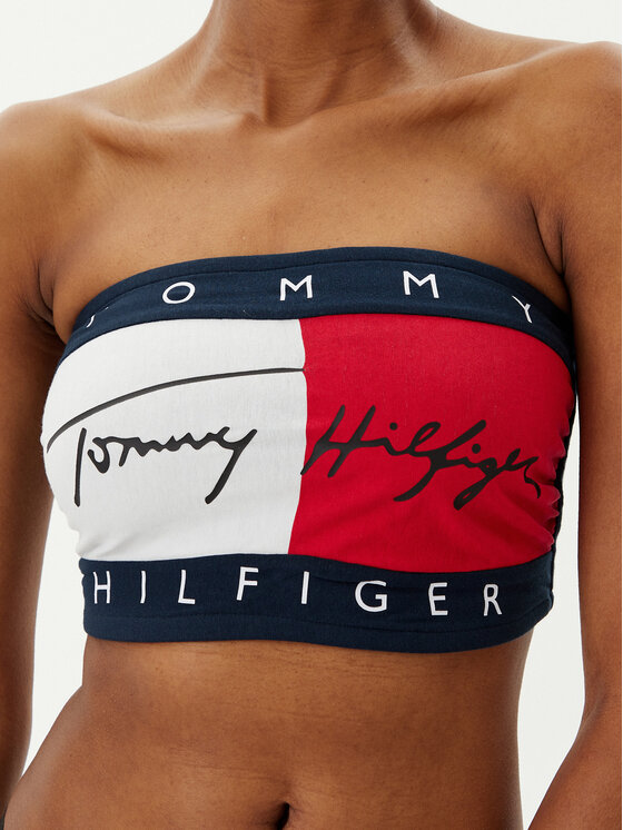 Tommy Hilfiger Tommy Hilfiger Biustonosz bezfiszbinowy UW0UW05608 Granatowy