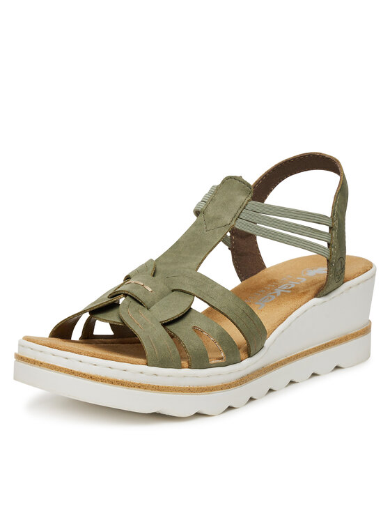 Rieker Rieker Sandalen 67459-52 Grün