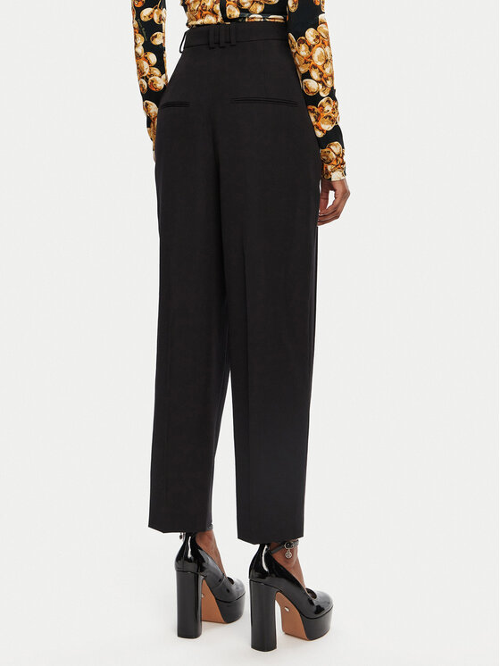 Balmain Balmain Szövet nadrág DF0PQ310WC09 Fekete Regular Fit