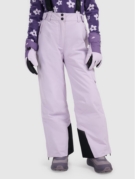 4F 4F Spodnie narciarskie SKI CLASSIC Fioletowy Regular Fit