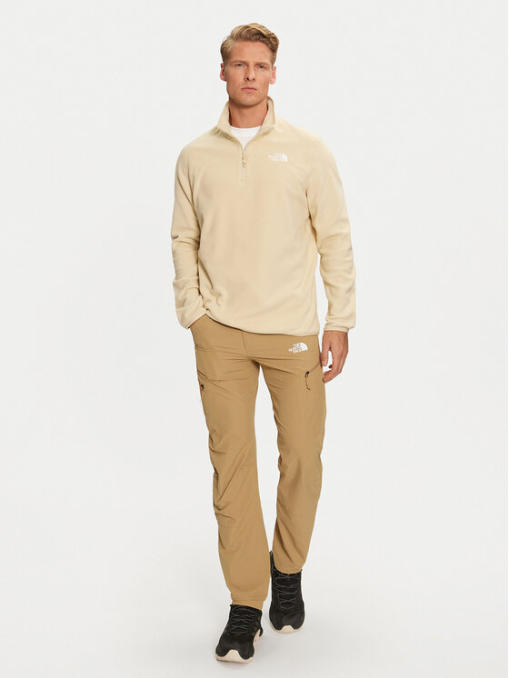 The North Face The North Face Fliso džemperis Glacier NF0A855W Smėlio Regular Fit