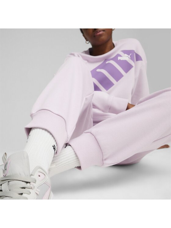 Puma Puma Spodnie dresowe 677895 Fioletowy Regular Fit