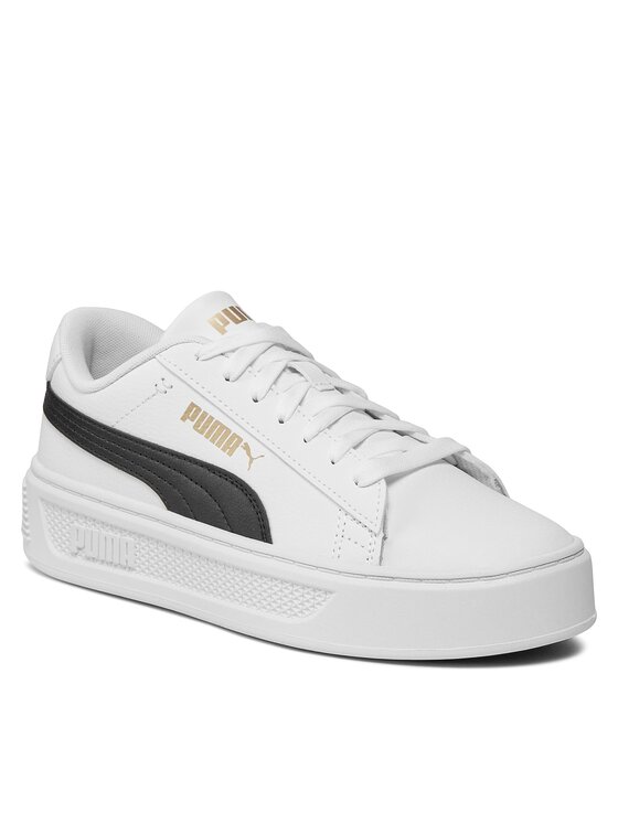 Puma platform clearance white and black