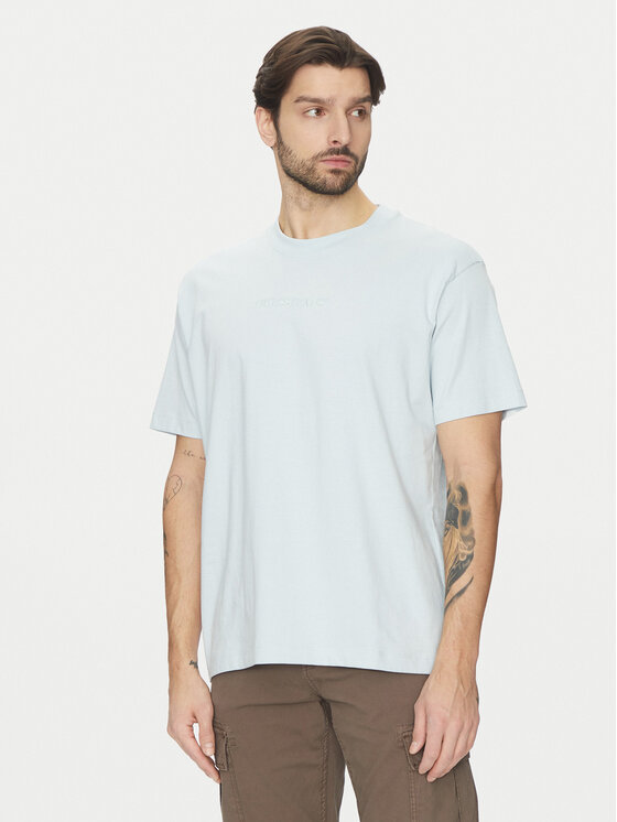 Męski T-Shirt Guess Jeans, Rozmiar XXL, Niebieski, M4YI44 K8FQ4