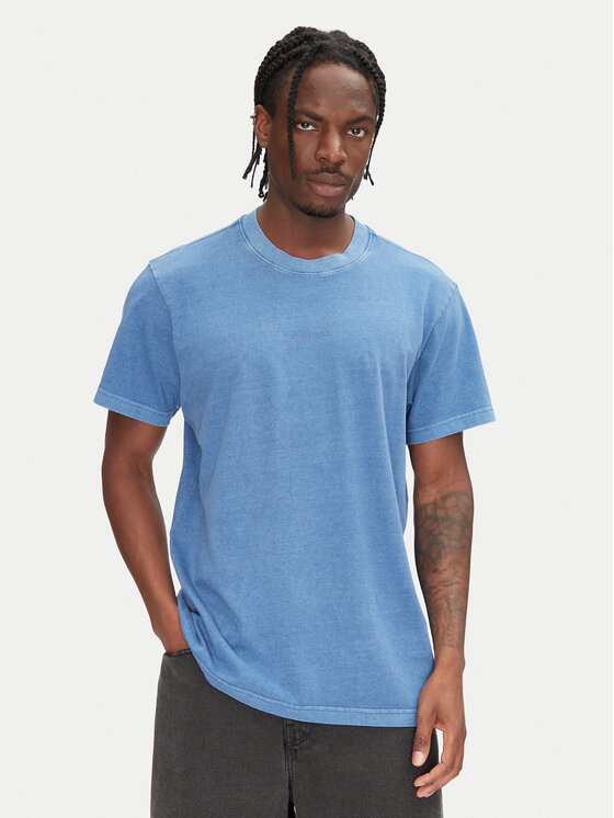 G-Star Raw G-Star Raw T-Shirt Overdyed D27760-C756 Niebieski Regular Fit