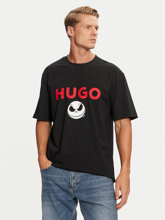 Hugo T-krekls DISNEY Dightmare 50537986 Melns Relaxed Fit