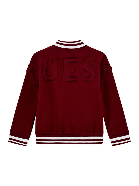 Guess Guess Džemperis ar kapuci N5YQ10 K0160 Sarkans Regular Fit