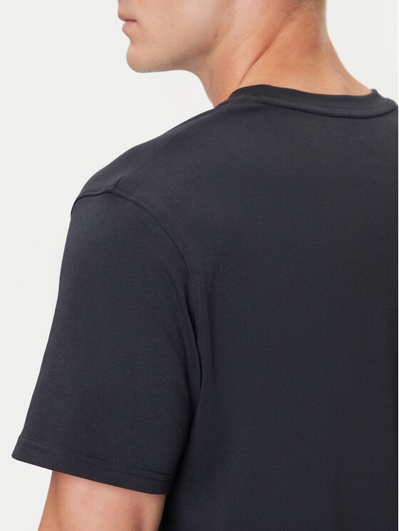 Under Armour Under Armour Tričko Ua Hw Lc Patch Ss 1382902-001 Čierna Loose Fit
