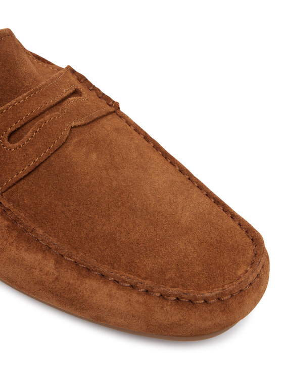 Tommy Hilfiger Tommy Hilfiger Mokasyny Core Hilfiegr Suede Driver FM0FM05789 Écru