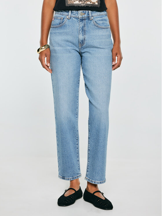 BIG STAR BIG STAR Jeansy BETTY Niebieski Tapered Fit