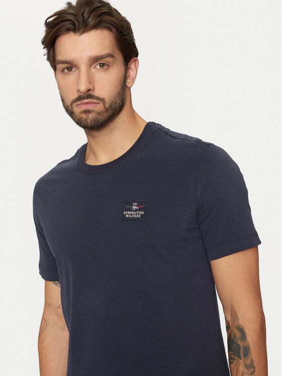 Aeronautica Militare Aeronautica Militare T-shirt 242TS2331J662 Tamnoplava Regular Fit