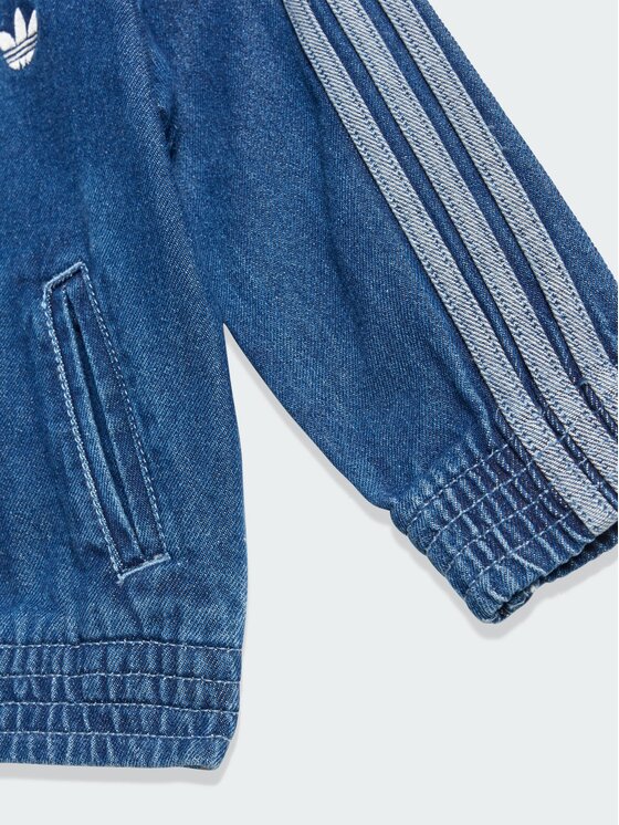 adidas adidas Kurtka jeansowa 161128 Niebieski jasny Regular Fit