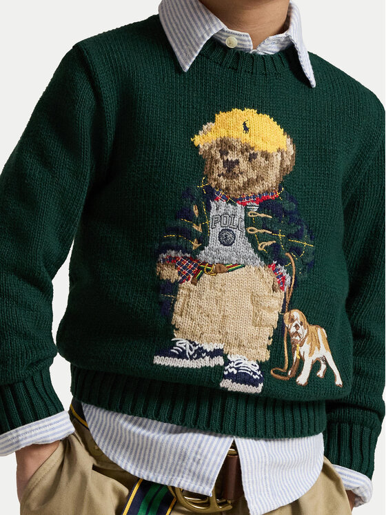 Polo Ralph Lauren Polo Ralph Lauren Sweter 322978393001 Zielony Regular Fit