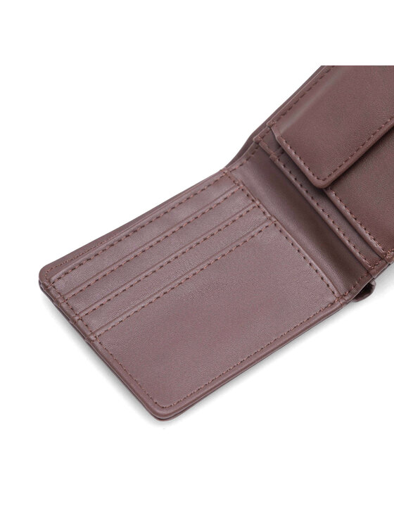 Lanetti Lanetti Μικρό Πορτοφόλι Ανδρικό 4M1-001-AW23 Καφέ