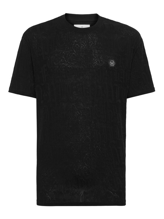 PHILIPP PLEIN PHILIPP PLEIN T-shirt 9837 Nero Regular Fit
