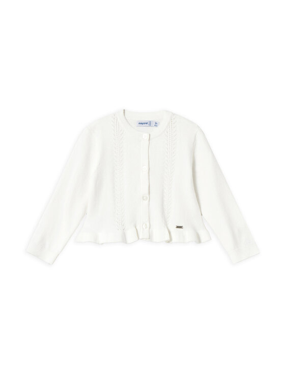 Mayoral Mayoral Strickjacke 1398 Écru Regular Fit