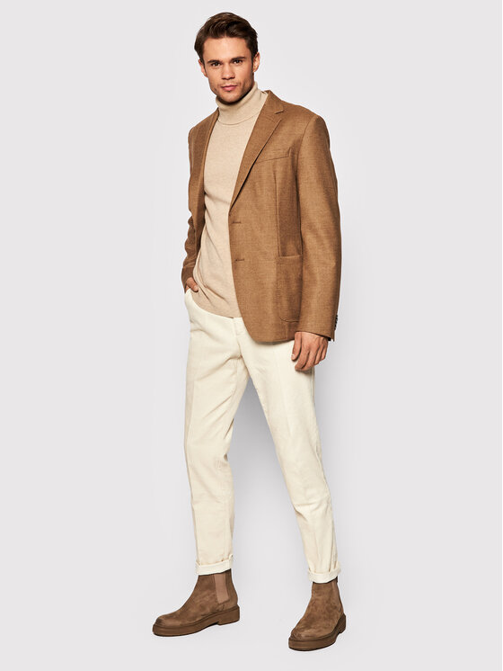 Pantaloni chino Kaito1-Sw 50458543 Beige Slim Fit