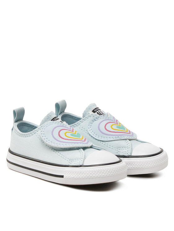 Converse Converse Кецове Chuck Taylor All Star Heart Strap Easy-On A08380C Сив