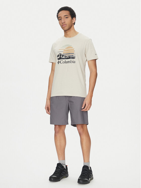 Columbia Columbia Tričko Path Lake™ II Graphic 1934814 Béžová Regular Fit