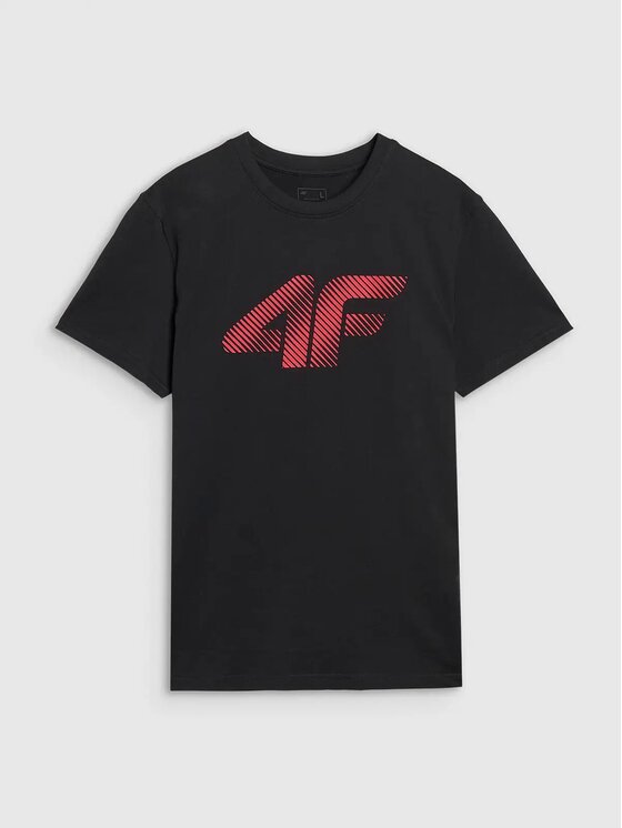 4F 4F T-shirt 4FWMM00TTSHM2257-020S Nero Regular Fit