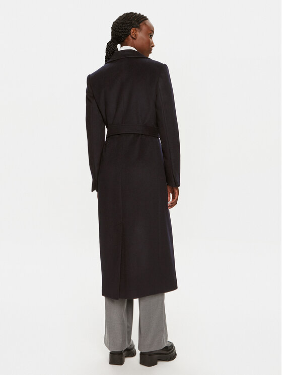 MAX&Co. MAX&Co. Cappotto di lana Longrun 2428016034200 Blu scuro Regular Fit