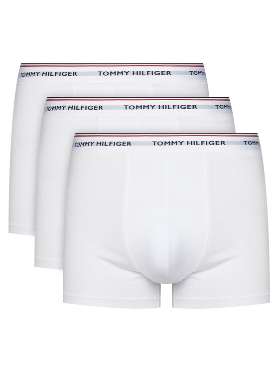 Tommy Hilfiger Komplet 3 par bokserek 3P Lr Trunk 1U87903841 Biały