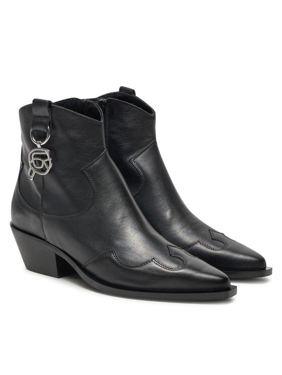 KARL LAGERFELD KARL LAGERFELD Ботильйони Kansas KL33265 Чорний