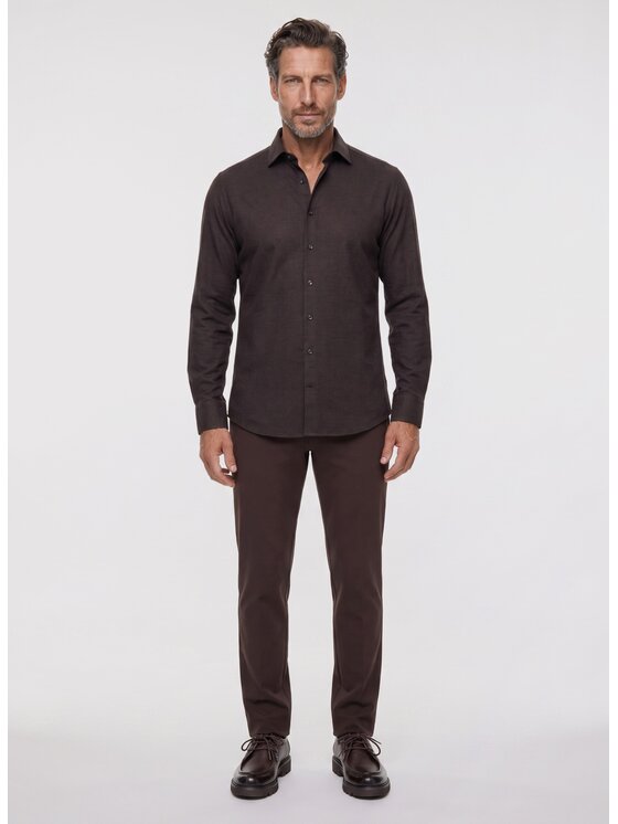 Pako Lorente Pako Lorente Koszula P26WP-1X-019 Brązowy Slim Fit