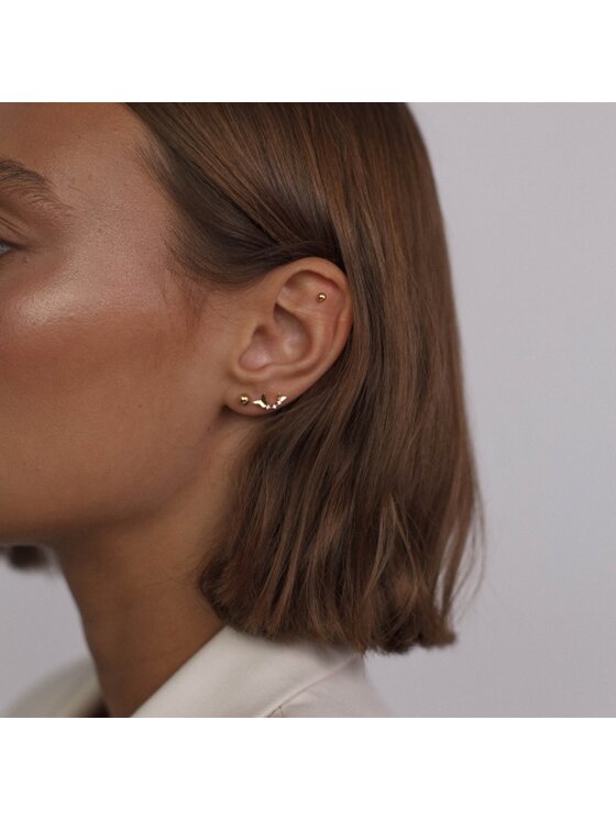 ANIA KRUK ANIA KRUK Piercing SRUKS0490Z Żółte złocenie